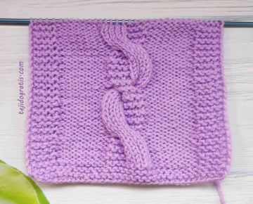 punto trenza esquema