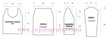 Chaqueta y top
