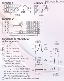 Vestido esquema